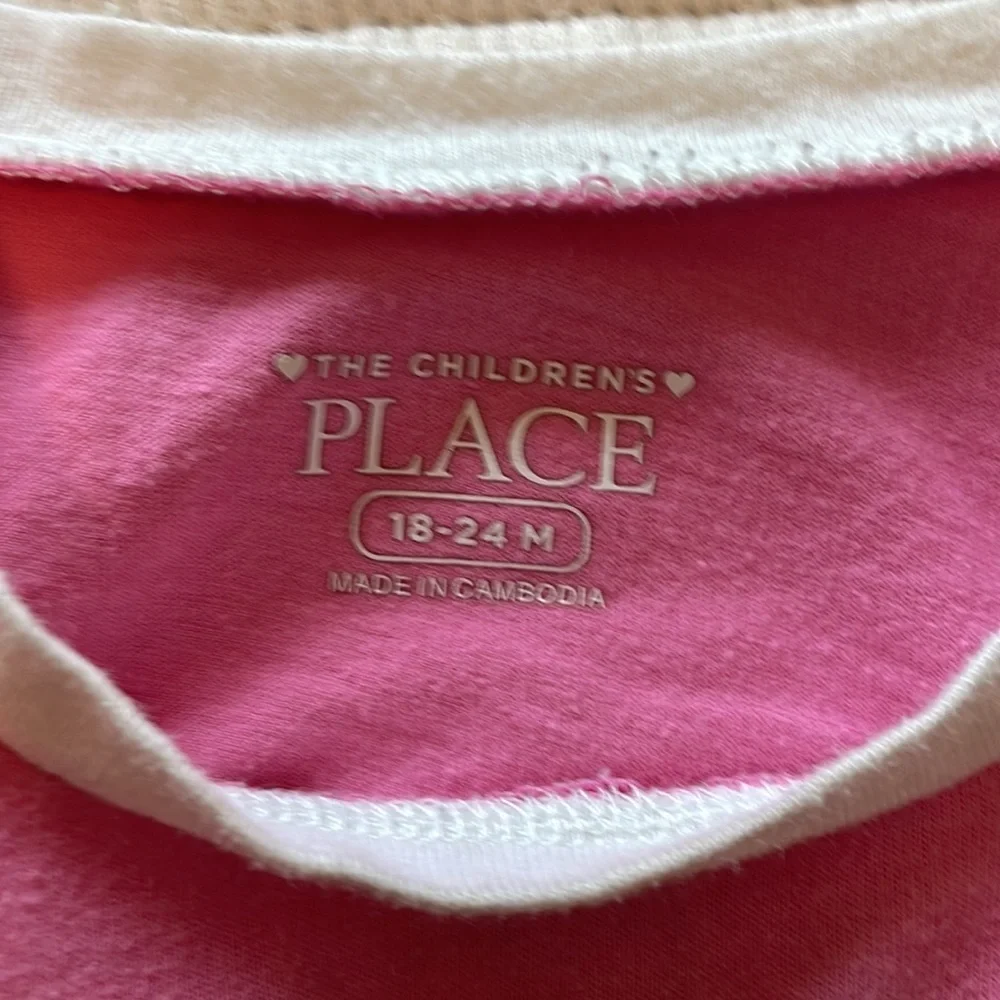 The Children’s Place  ‘Born to Shine’ Pink long sleeve shirt